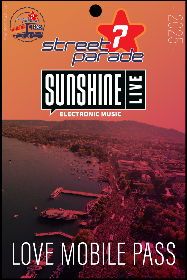 Love Mobile Ticket - Street Parade 2025